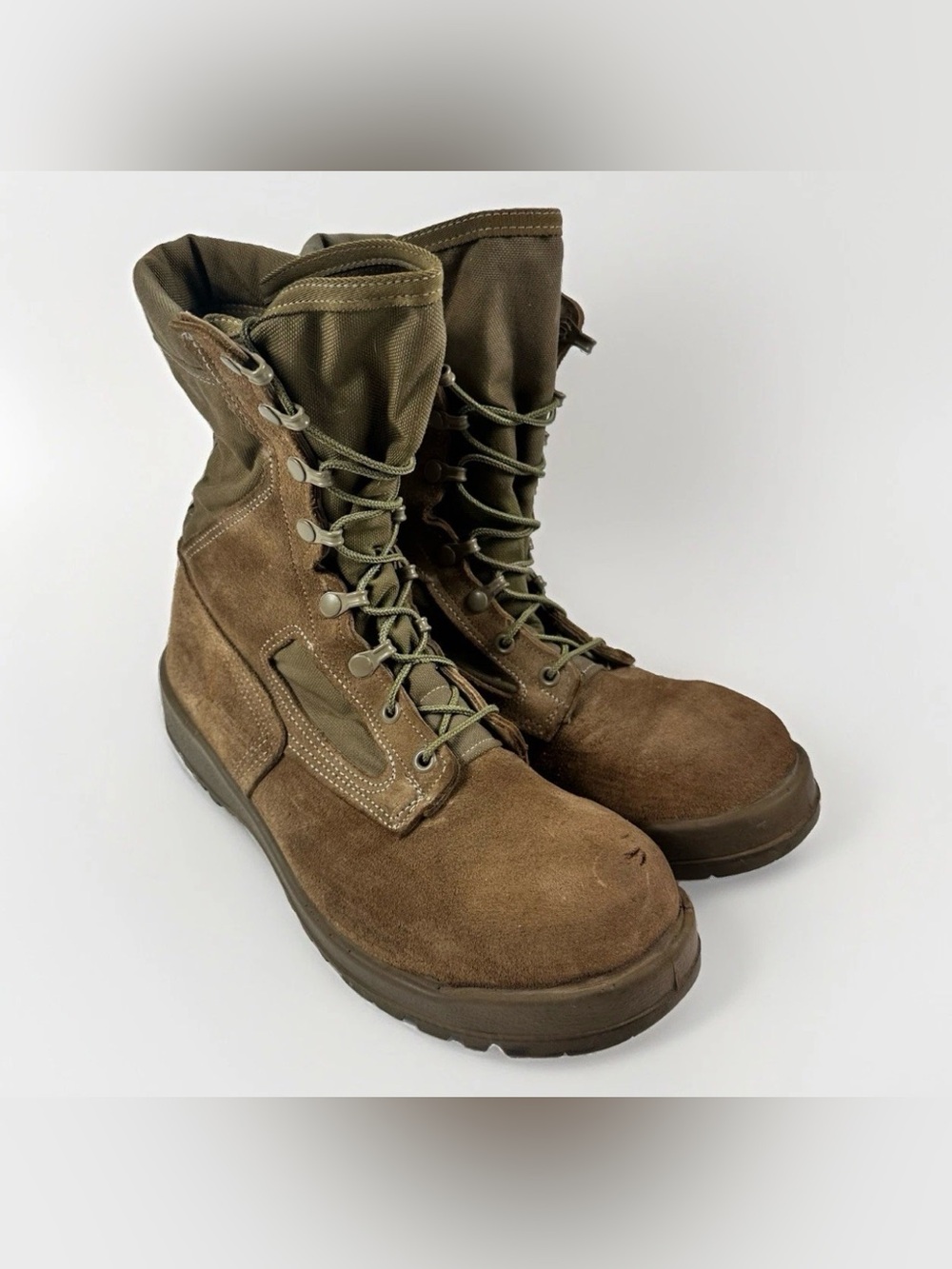 Belleville 550 ST USMC Steel Toe Combat Boots Vibram EH Coyote Brown 10R USA